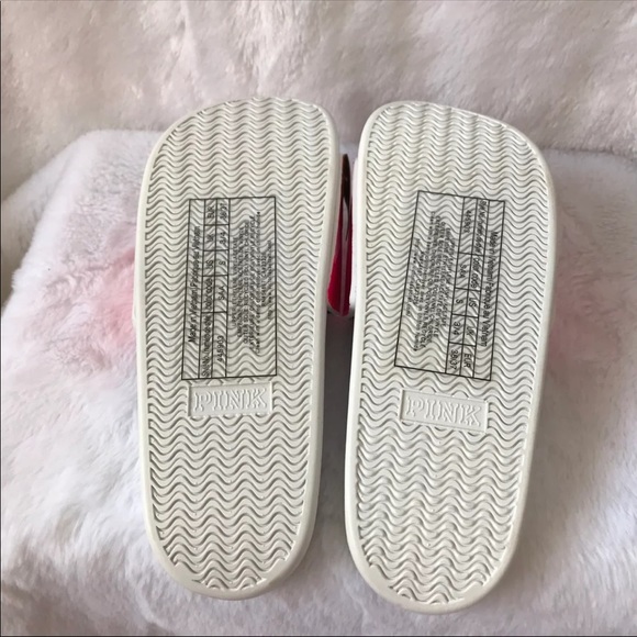SALE‼️ S M L VICTORIA SECRET PINK SLIDES - Picture 6 of 7